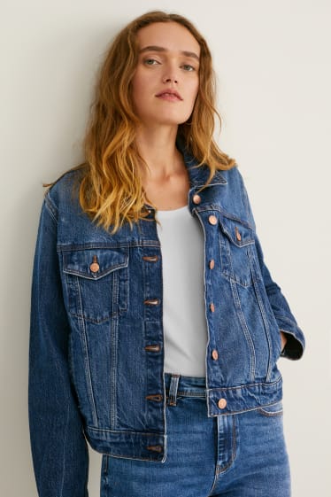 Dona - Jaqueta texana - LYCRA® - texà blau