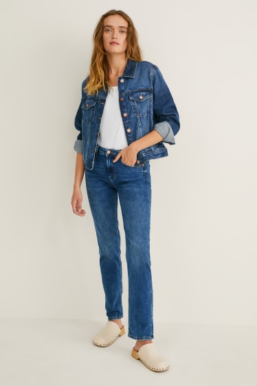 Dona - Jaqueta texana - LYCRA® - texà blau