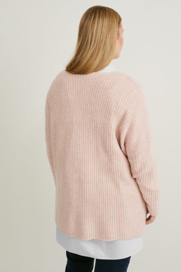 Dames - Trui - roze mix