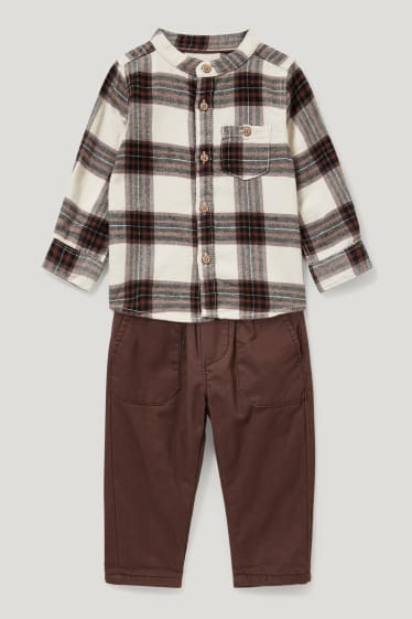 Bébé garçons - Ensemble pour bébé - 2 pièces - espresso
