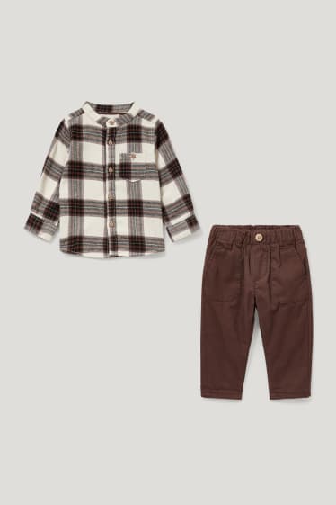 Bébé garçons - Ensemble pour bébé - 2 pièces - espresso