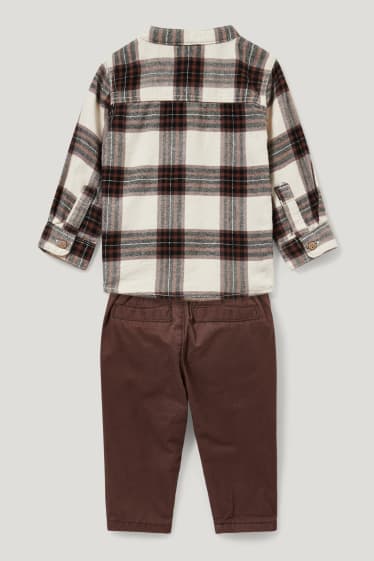 Bébé garçons - Ensemble pour bébé - 2 pièces - espresso