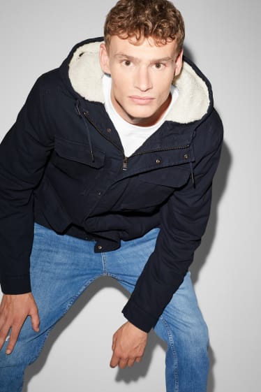 Clockhouse homme - CLOCKHOUSE - veste à capuche - bleu foncé