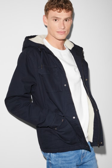 Clockhouse homme - CLOCKHOUSE - veste à capuche - bleu foncé