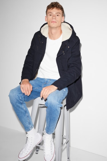 Clockhouse homme - CLOCKHOUSE - veste à capuche - bleu foncé