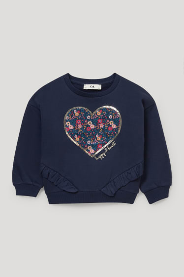 Toddler Girls - Sweatshirt - dunkelblau