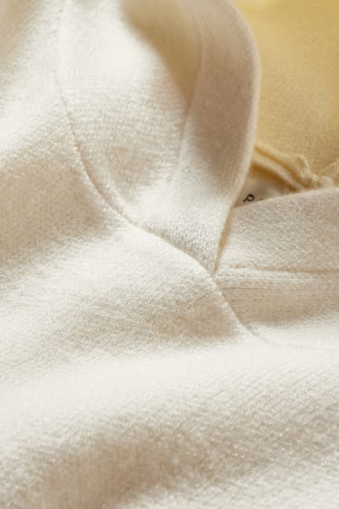Kids Girls - Sweter z kapturem - kremowobiały