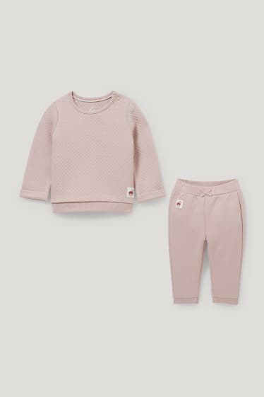 Online exclusive - Baby outfit - 2 piece - rose