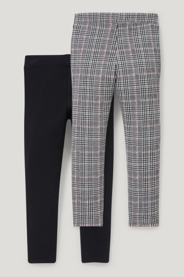 Nena petita - Paquet de 2 - Minnie Mouse - leggings - negre