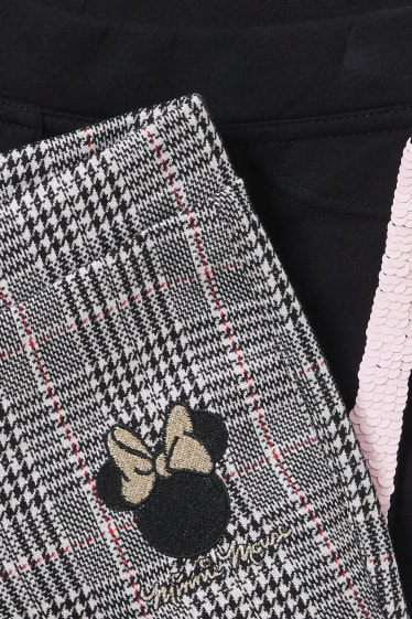 Nena petita - Paquet de 2 - Minnie Mouse - leggings - negre