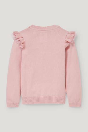 Toddler Girls - Minnie Mouse - jumper - shiny - rose