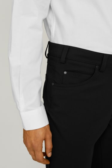 Pánské - Kalhoty - regular fit - černá