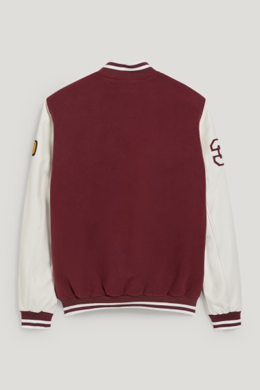 Clockhouse Boys - CLOCKHOUSE - bomber jacket - bordeaux / white