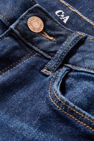 Mujer - Straight jeans - mid waist - vaqueros - azul oscuro