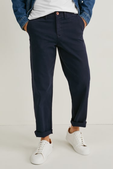 Herren - Chino - Relaxed Fit - dunkelblau