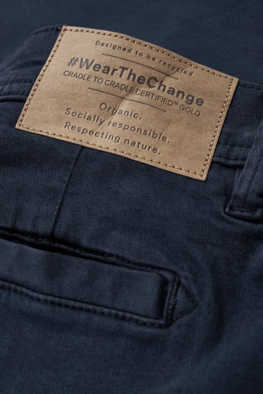 Herren - Chino - Relaxed Fit - dunkelblau