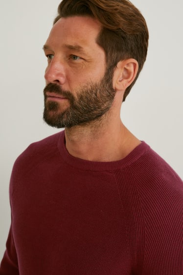 Uomo - Maglione - bordeaux