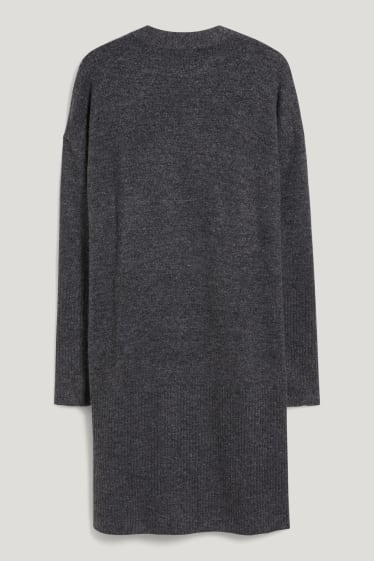 Damen - Strickjacke - grau-melange