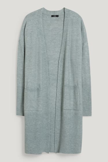 Women - Cardigan - mint green