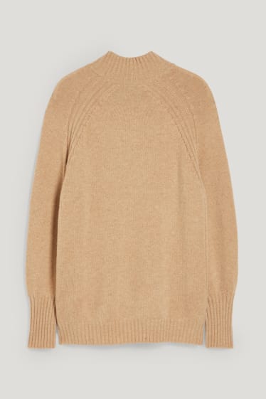 Mujer - Jersey de cachemir - marrón claro