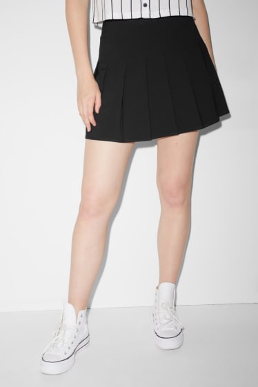 Clockhouse Girls - CLOCKHOUSE - fustă mini - negru