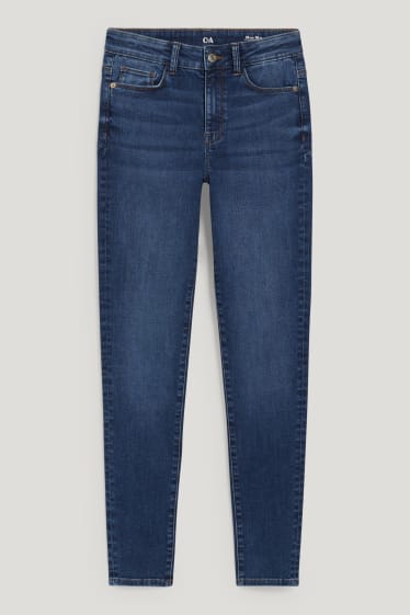 Damen - Skinny Jeans - Mid Waist - Shaping Jeans - LYCRA® - jeans-blau