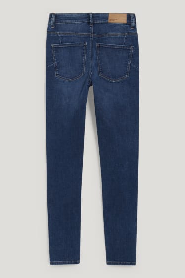 Damen - Skinny Jeans - Mid Waist - Shaping Jeans - LYCRA® - jeans-blau