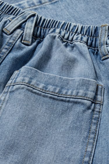 Reverskraag - Skater jeans - jeansblauw