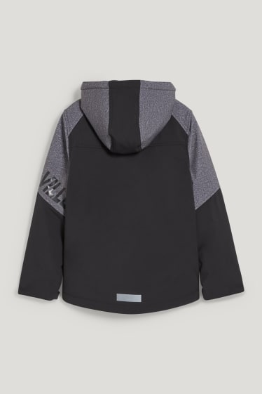 Nen - Jaqueta softshell amb caputxa - negre
