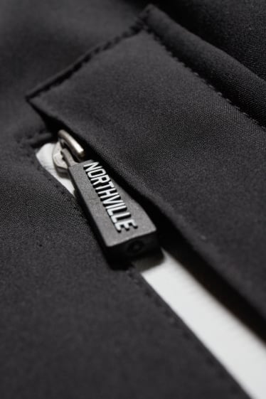 Nen - Jaqueta softshell amb caputxa - negre