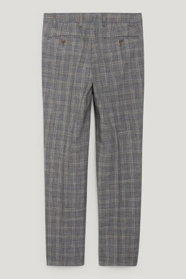Bărbați - Pantaloni modulari - regular fit - stretch - LYCRA® - gri / bej