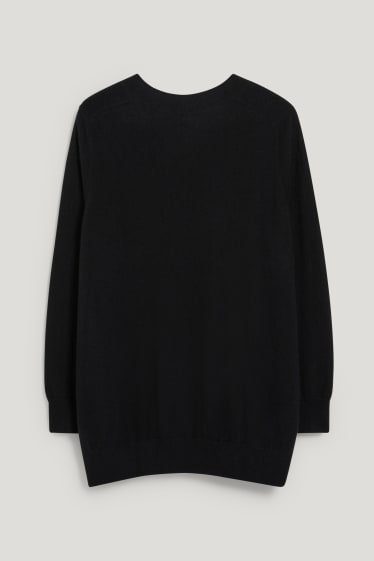 Femmes - Pullover en cachemire - noir