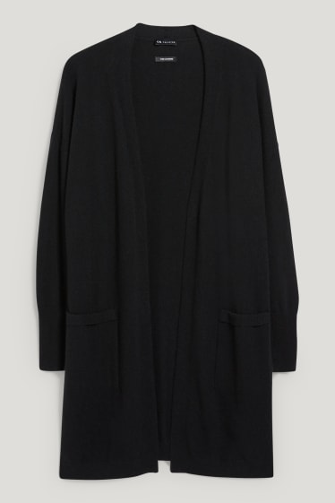 Femmes - Gilet de maille en cachemire - noir