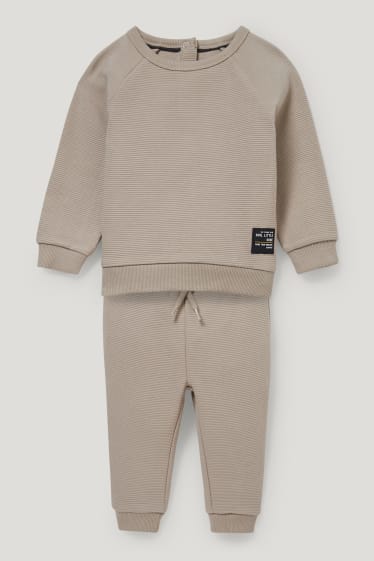 Online exclusive - Baby outfit - 2 piece - beige