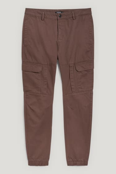 Clockhouse Boys - CLOCKHOUSE - pantaloni cargo - slim fit - marrone scuro