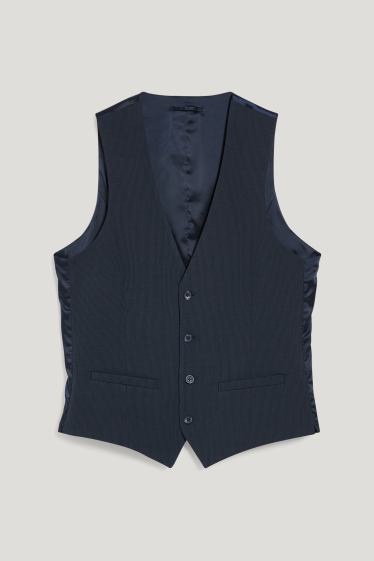 Herren - Baukasten-Weste - Slim Fit - Flex - LYCRA® - Mix & Match - dunkelblau