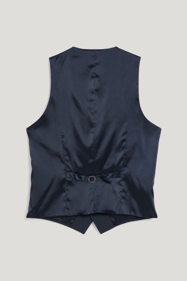 Herren - Baukasten-Weste - Slim Fit - Flex - LYCRA® - Mix & Match - dunkelblau