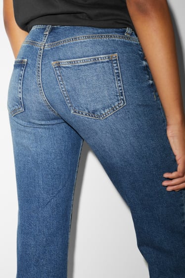 Clockhouse Girls - CLOCKHOUSE - straight jeans - low-rise waist - recycled - denim-blue
