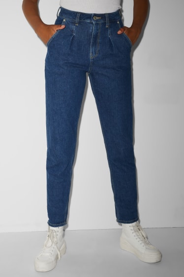 Clockhouse Girls - CLOCKHOUSE - balloon jeans - talie înaltă - denim-albastru