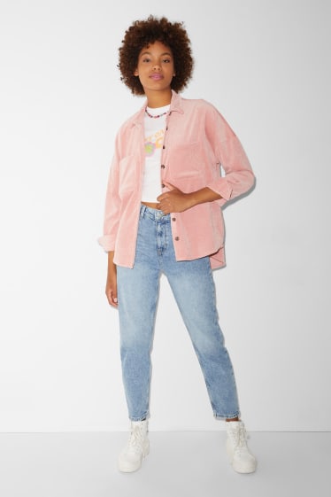 Dona - Mom jeans - high waist - LYCRA® - texà blau clar