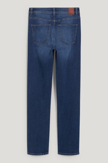 Dámské - Straight jeans - high waist - LYCRA® - džíny - modré