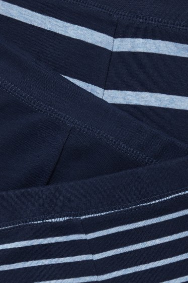 Toddler Boys - Multipack 3er - Lange Unterhose - Feinripp - dunkelblau