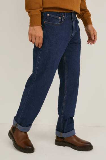 Bărbați - Regular jeans - LYCRA® - denim-albastru închis