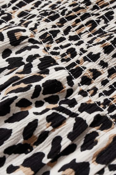 Femmes - Chemisier - à motif - beige