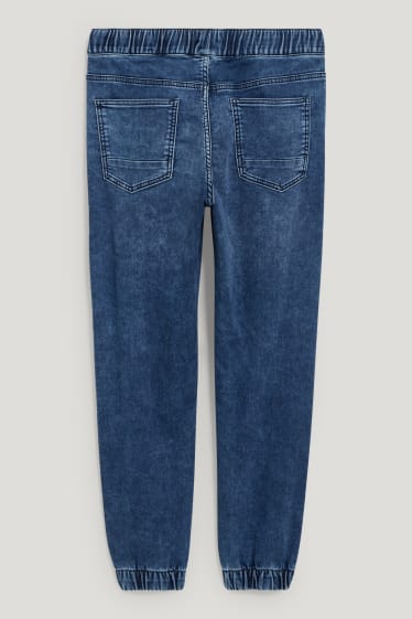 Heren - Tapered jeans - Flex jog denim - jeansdonkerblauw