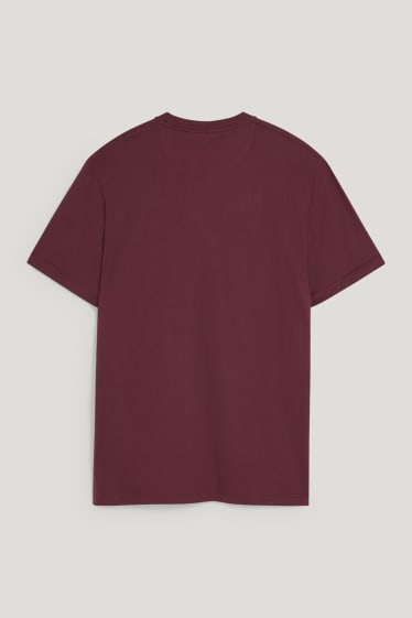 Uomo - T-shirt - bordeaux