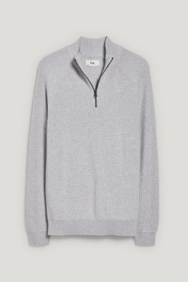 Uomo - Maglione - grigio chiaro melange
