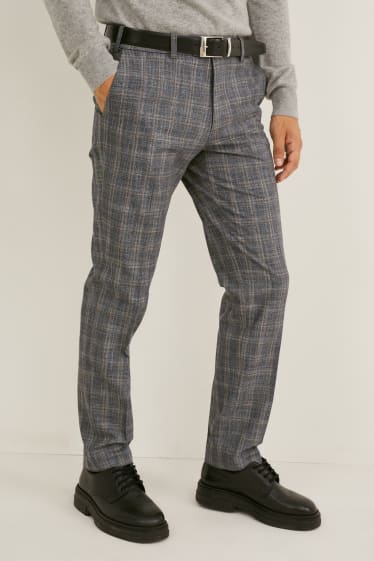 Bărbați - Pantaloni modulari - regular fit - stretch - LYCRA® - gri / bej