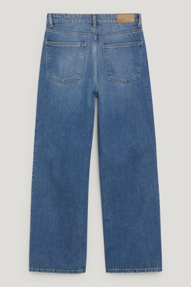 Dona - Relaxed jeans - waist - texà blau