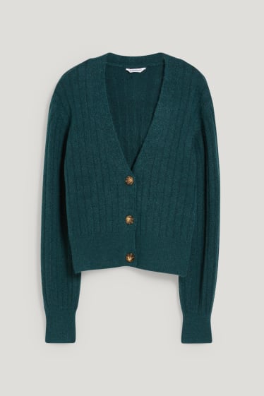 Clockhouse Girls - CLOCKHOUSE - Strickjacke - grün-melange